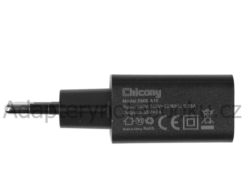 10W Lenovo 36200364 36200329 AC Adaptér Nabíječka + Volný Kabel USB